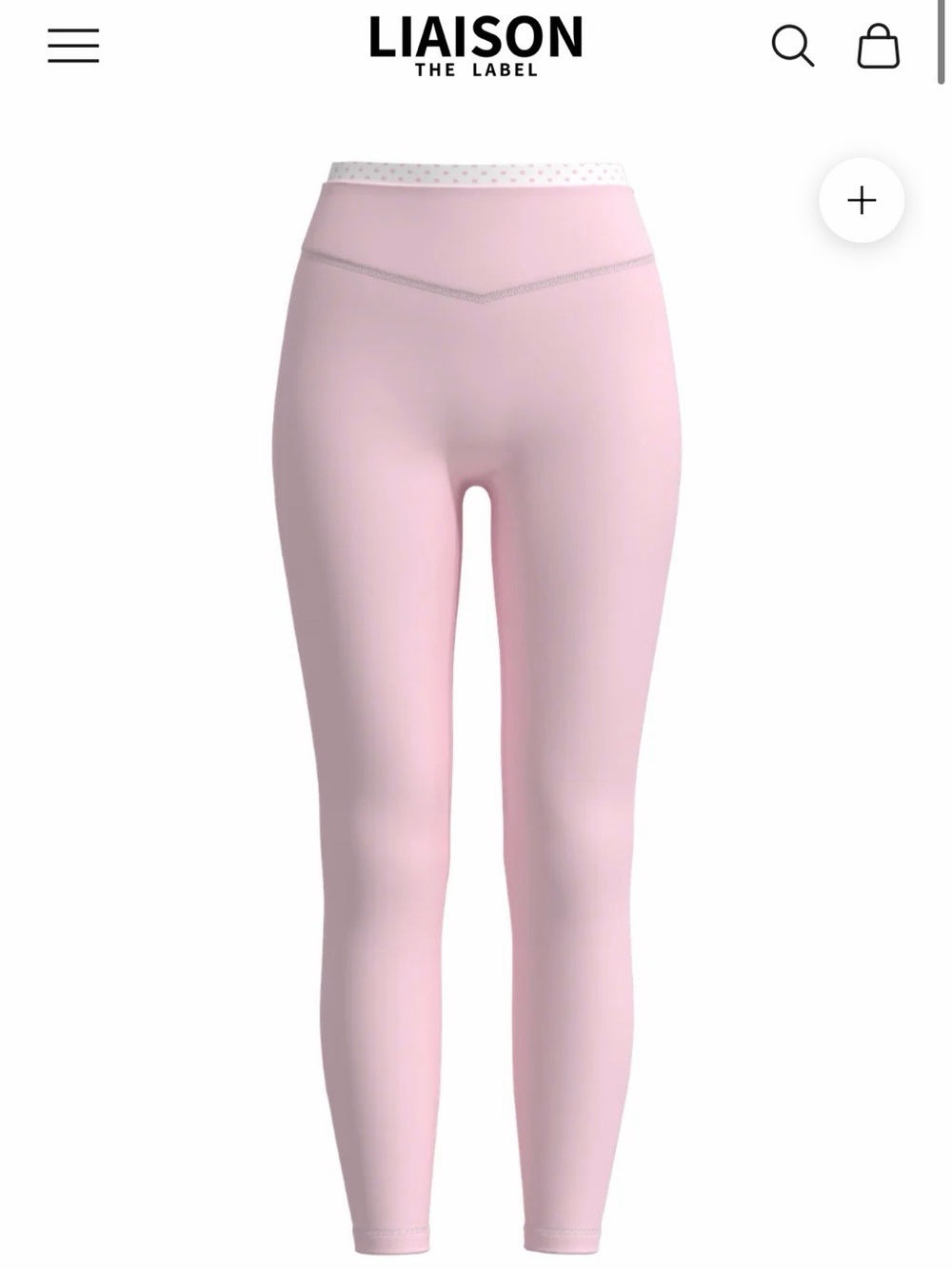 Liaison The Label Pink Polka Leggings